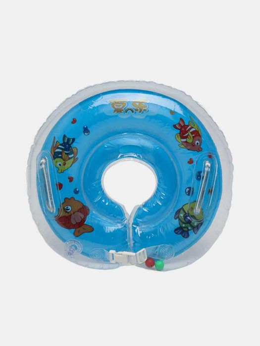 Детский надувной круг на шею, для купания малышей, в ванной и бассейне