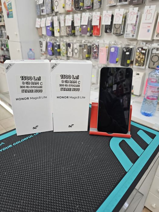 Honor Magic 8 Lite 5G, 8/256 GB, Nou, Garanție