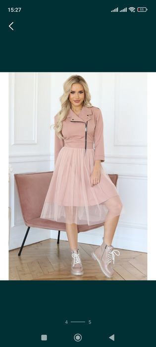 Красивое модное платье