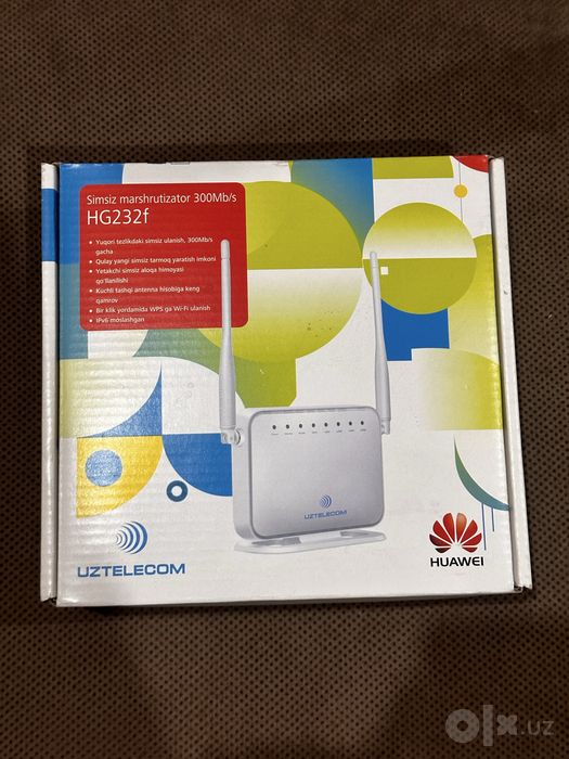 Wi-Fi роутер Huawei HG232f (Uztelecom), 300 Мбит/с