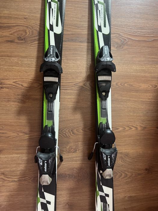 Лыжи Elan 140 см +крепление+палки