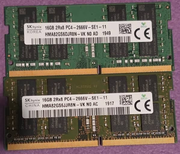 ОЗУ 16гб DDR4 sodim