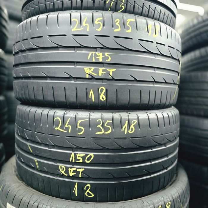 2x 245/35/18 VARA BRIDGESTONE RUNFLAT Stare excelentă