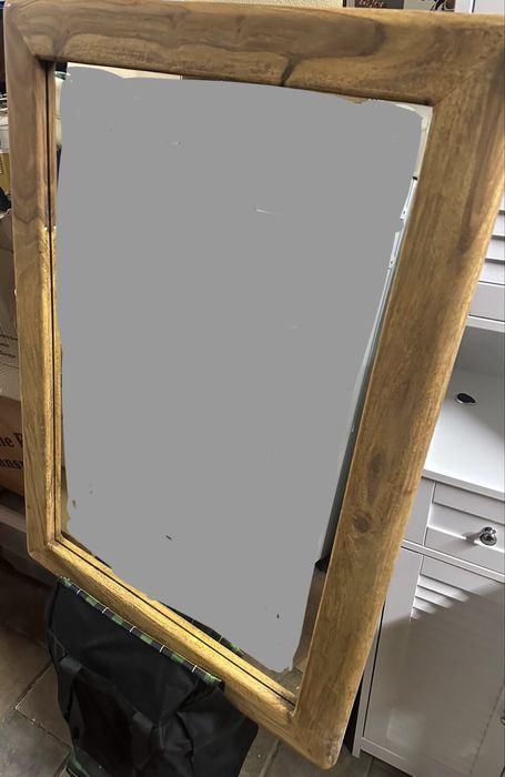 Oglinda rama lemn 100 x 70 sau ratan 135 x 45