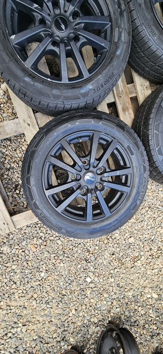 Jante cu anvelope Continental VanContactWinter 215/60 R17C 109/107 Ford Transit Custom 7jx17 5x160 ET.55 Senzori presiune