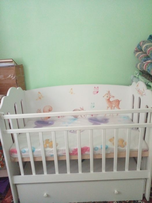 Детская кровать манеж-люлька