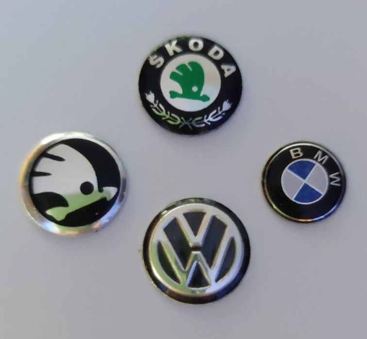 Emblema  logo cheie  auto VW, BMW și Skoda embleme chei