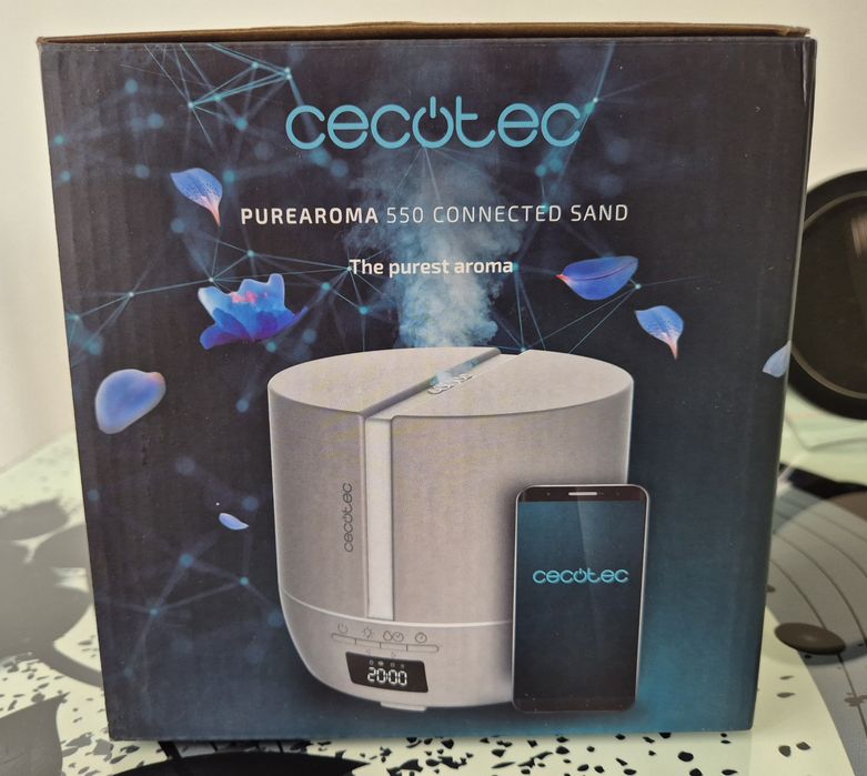 Difuzoare Aromaterapie LED + Boxă Bluetooth Smart Cecotec 500ml + Uleiuri CADOU