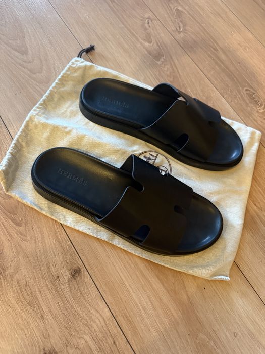 Papuci barbatesti nr. 43 - Hermes - piele naturala