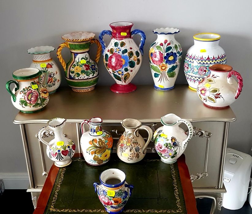 Vaze/carafe vechi, din ceramică italiană