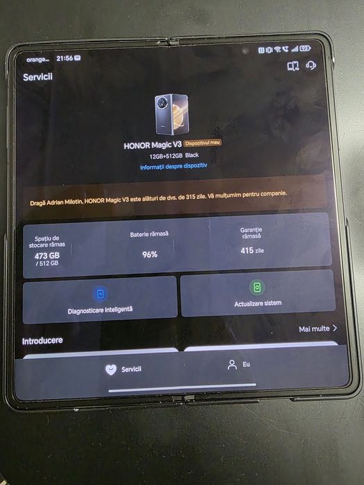Honor magic v3 stare foarte buna