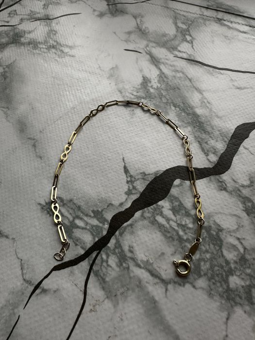 Vand bratara aur 14k (585)model infinit