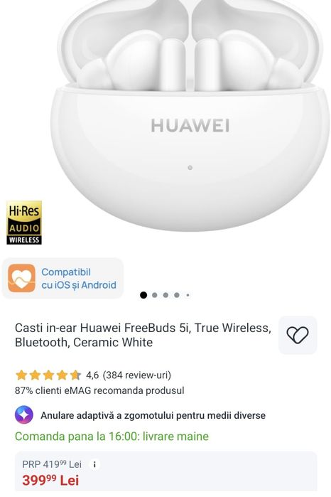 Căști Jabra/ Huawei