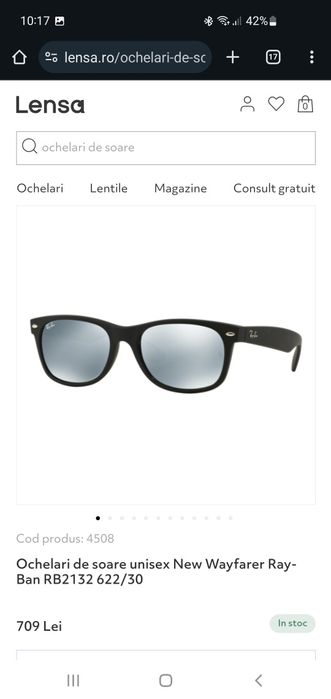 Ochelari de soare Ray Ban
