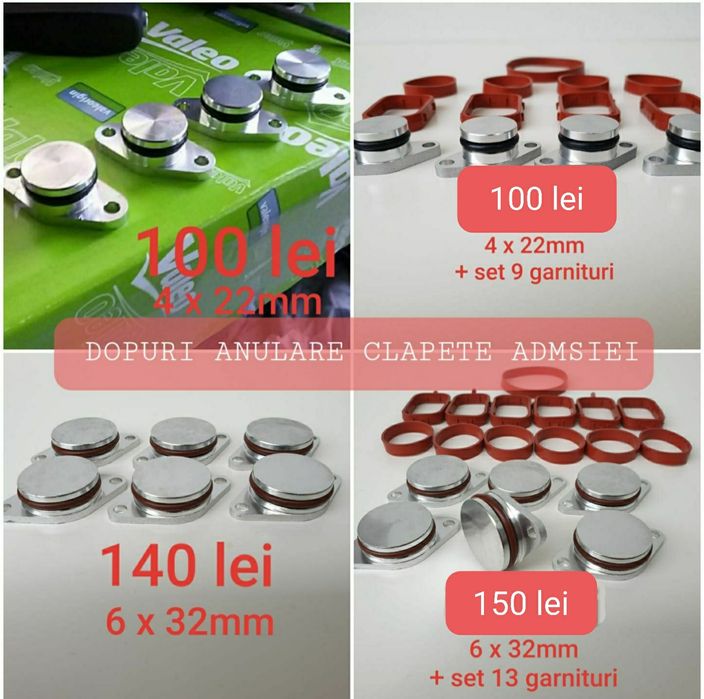 BMW N47N dopuri anulare clapete admisie N47N 184 cp 2.0D