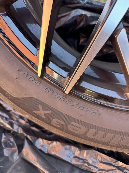 Set jante aliaj R18 5x112 + anvelope Hankook Ventus Prime 3 225/55 R18