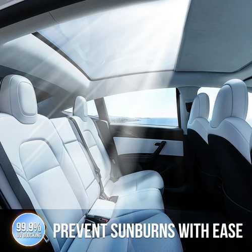 Сенник За Панорамен Покрив За Tesla Model Y Juniper – UV Защита