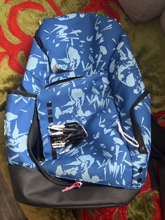 nike elite backpack blue