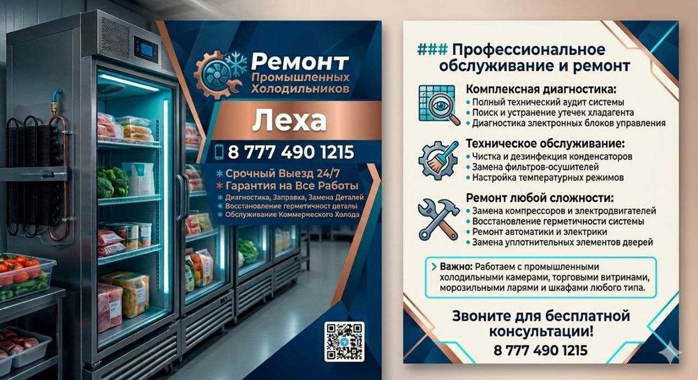 Ремонт и обслуживание холодильников: быстро и надёжно!