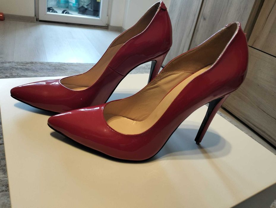 Pantofi femei stiletto din piele naturală marimea 39, Veronesse 413