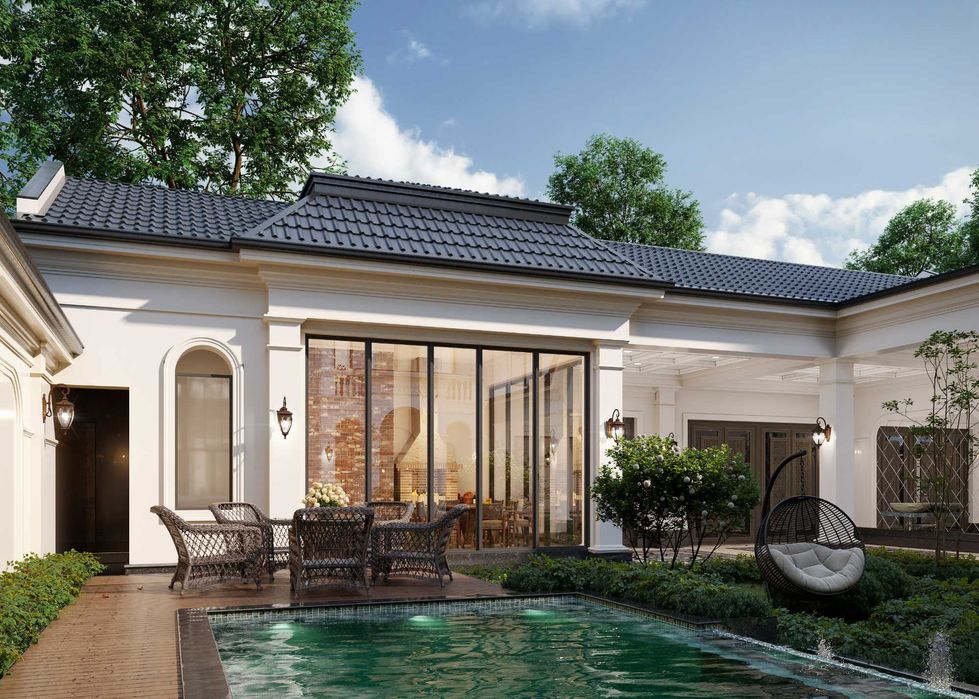 Срочно! Шикарный евро-дом, 8 соток (коробка), Уч кахрамон, Парвоз