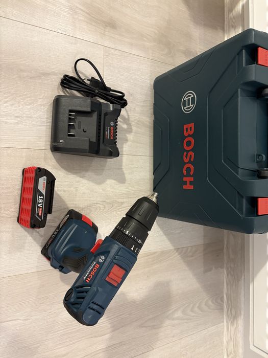 Surbelnita Electrica Bosch cu percutie GSB 180 LI cu 2 acumulatrori