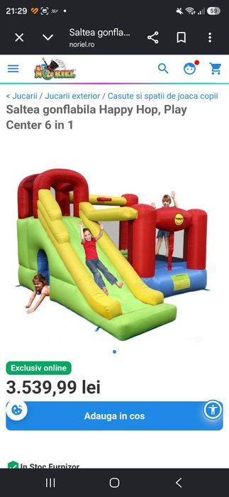 Tobogan gonflabil 6 in 1