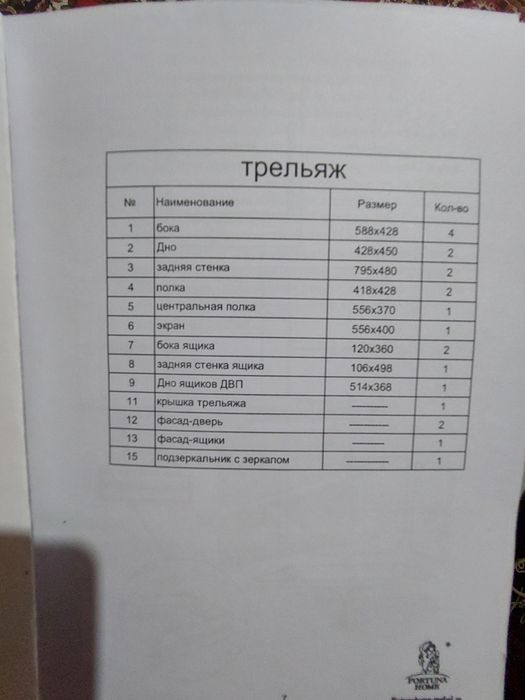 Шкаф, туалетный столик