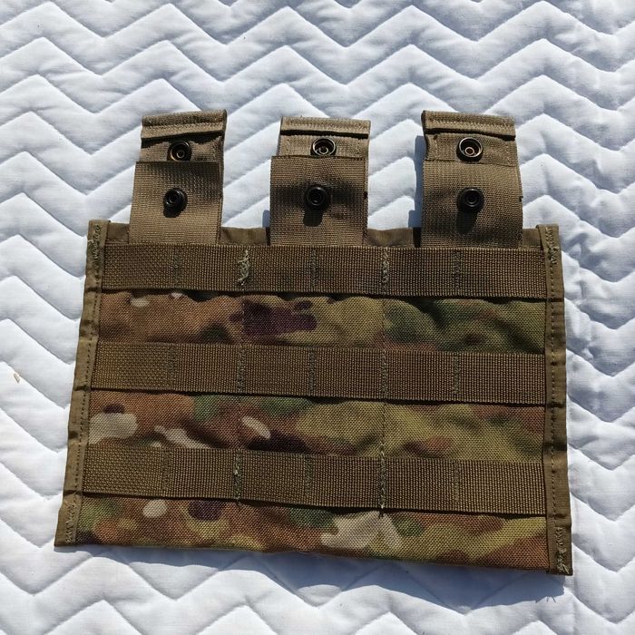 Multicam Triple Magazine Pouch, MOLLE US Military Tactical Cam USGI