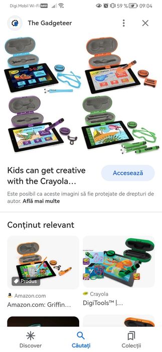 Vând instrumente desen crayola digitools