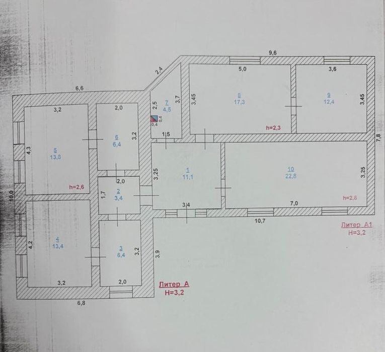 Частный дом с большой территорией