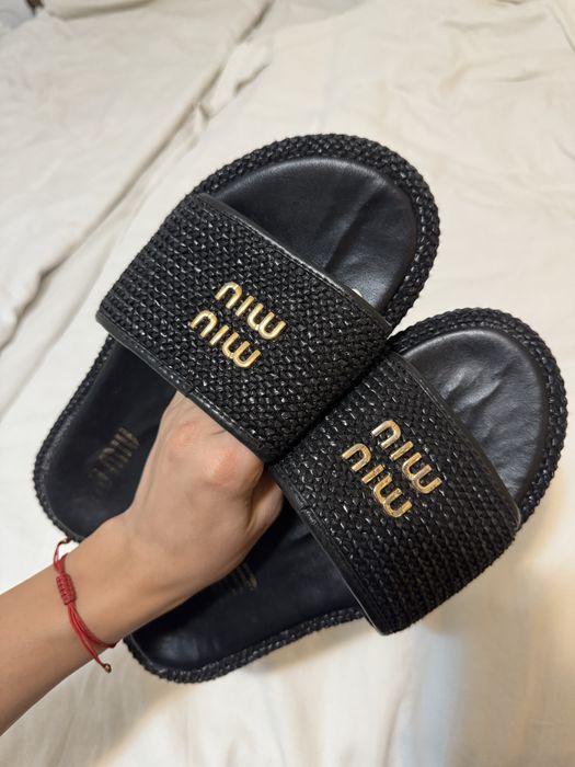 Дамски чехли Miu Miu