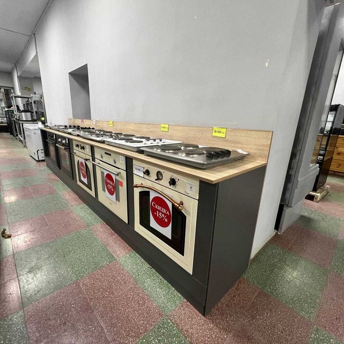 Духовые шкафы, варочные поверхности от 38000тг. Подключение. Доставка!