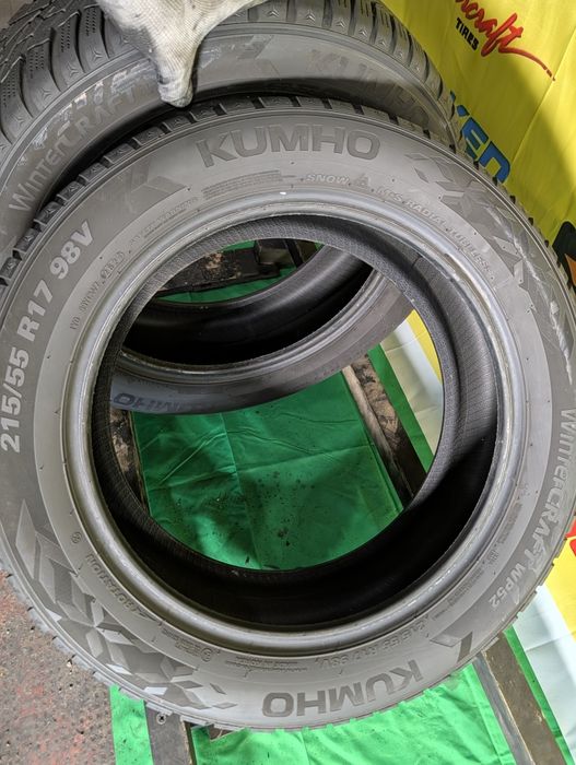 215/55R17 Kumho 2024 7-6,5mm stare foarte buna