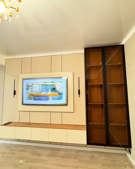 Гибкий мрамор,Тв зона установка