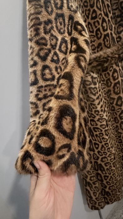 Шуба искусственная Леопард