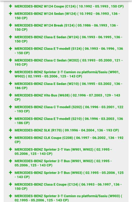 Demaror, electromotor, starter Bosch pentru Mercedes, VW, Ssangyong