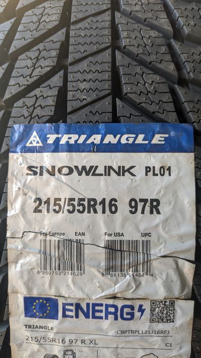 215/55R16 Triangle PL01