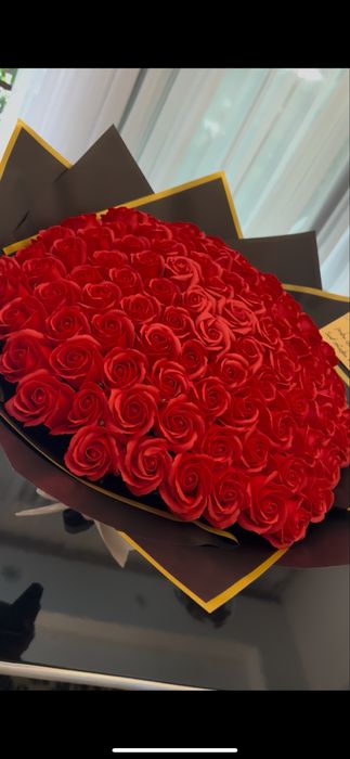 Buchet trandafiri din sapun