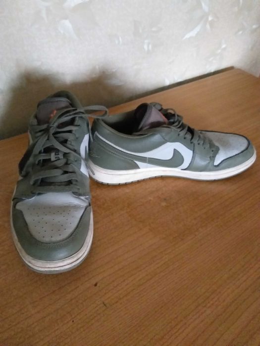 Кроссовки Nike Air Jordan 1 Low military green