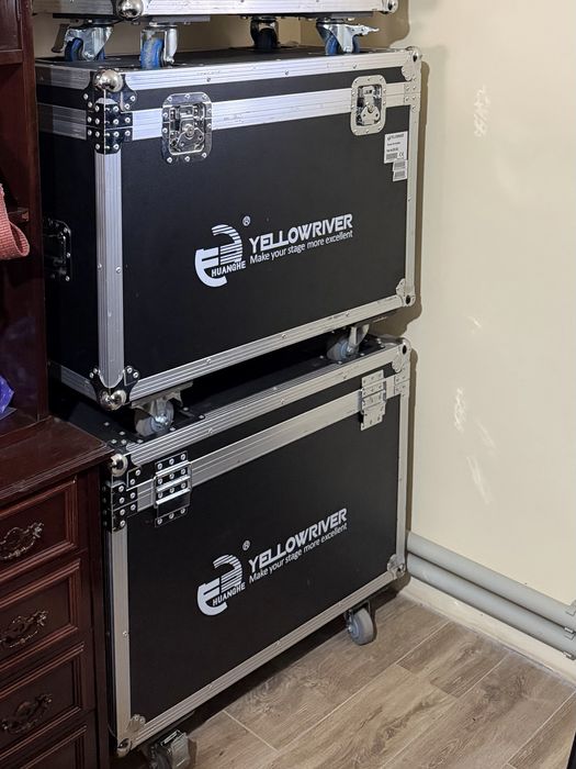 2x Flightcase beam 7r mini duble