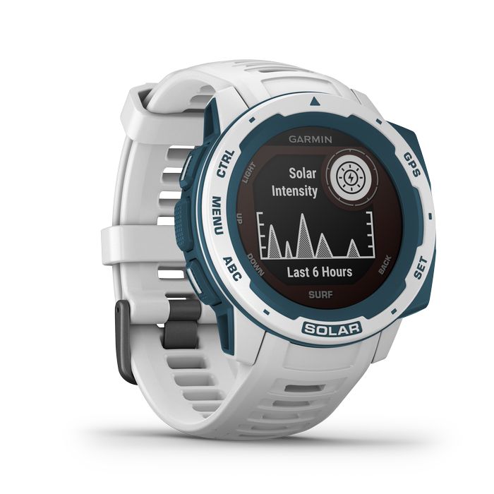 Ceas digital Instinct Solar Windsurf Alb - produs resigilat Decathlon