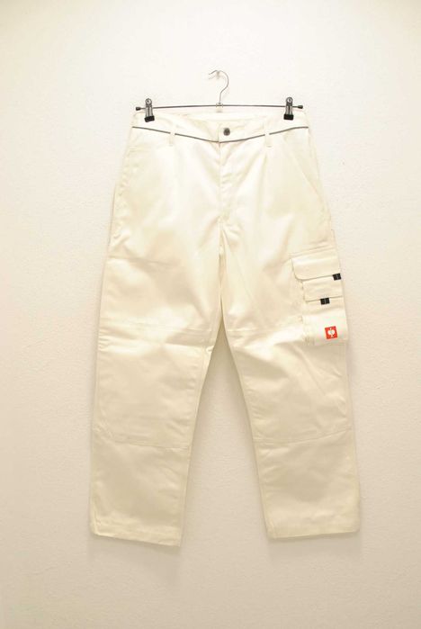 Engelbert Strauss pantalon alb pentru zugravi mas 50  (3806)