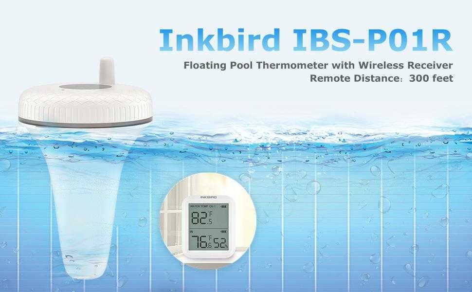 Termometru wireless pentru piscină IBS-P01R