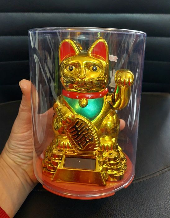 Японска Котка за Късмет МАНЕКИ НЕКО - 15 см