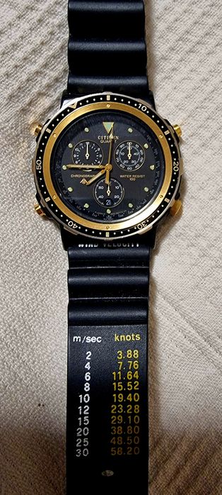 Ceas Citizen wind velocity