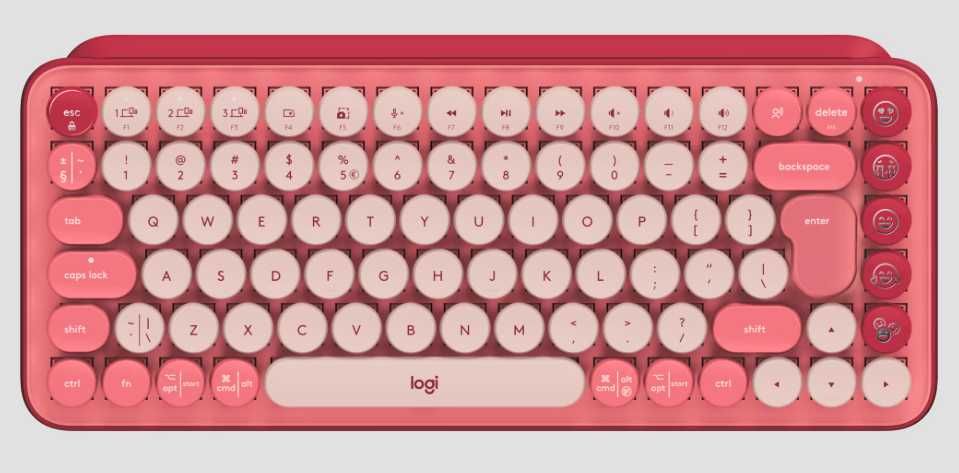 Клавиатура и Мишка Logitech Pop Keys Heartbreaker