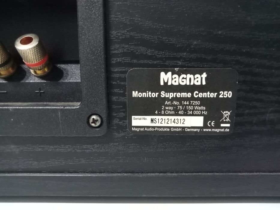 Boxă Magnat supreme centre 250
Vând boxă centrală Mag