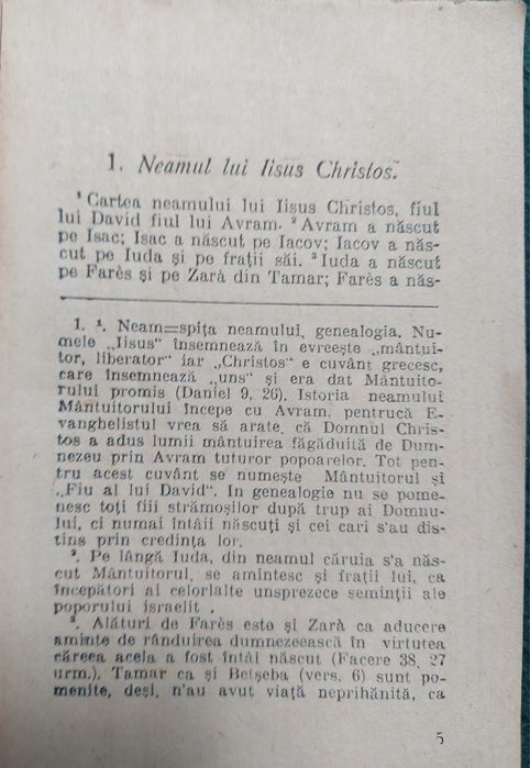 Biblia - Evanghelia după Matei 1927