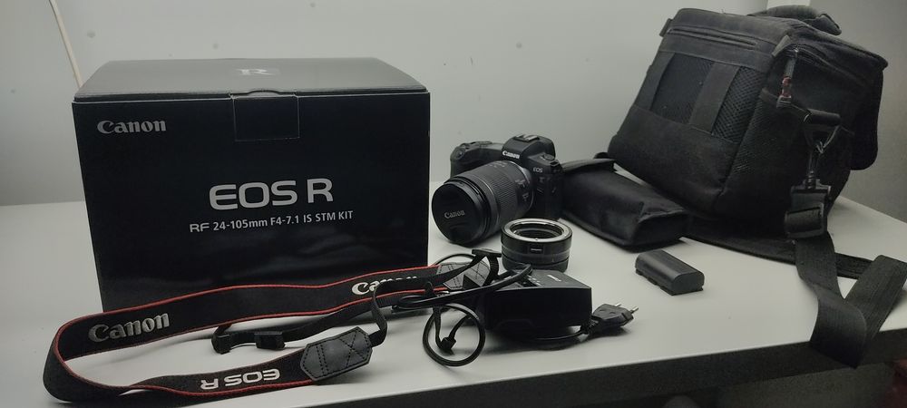 Фотик Canon eos r, объектив, стабилизатор